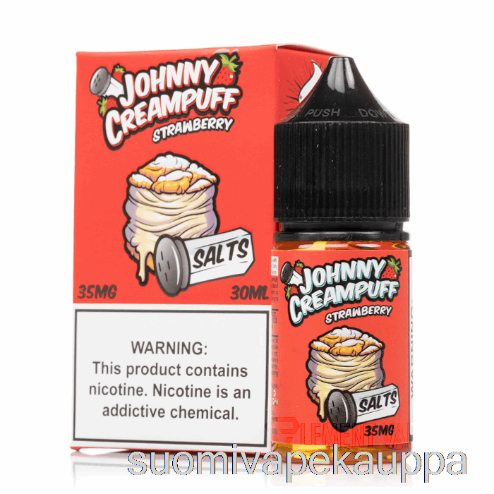 Vape Nesteet Mansikka - Johnny Creampuff Suolat - 30ml 35mg